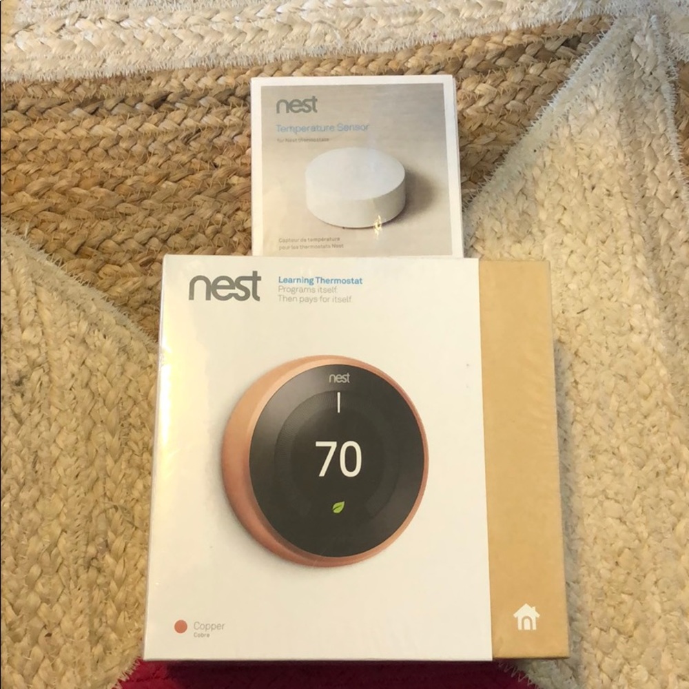 Brand New Nest Thermostat and Temperature Sensor
